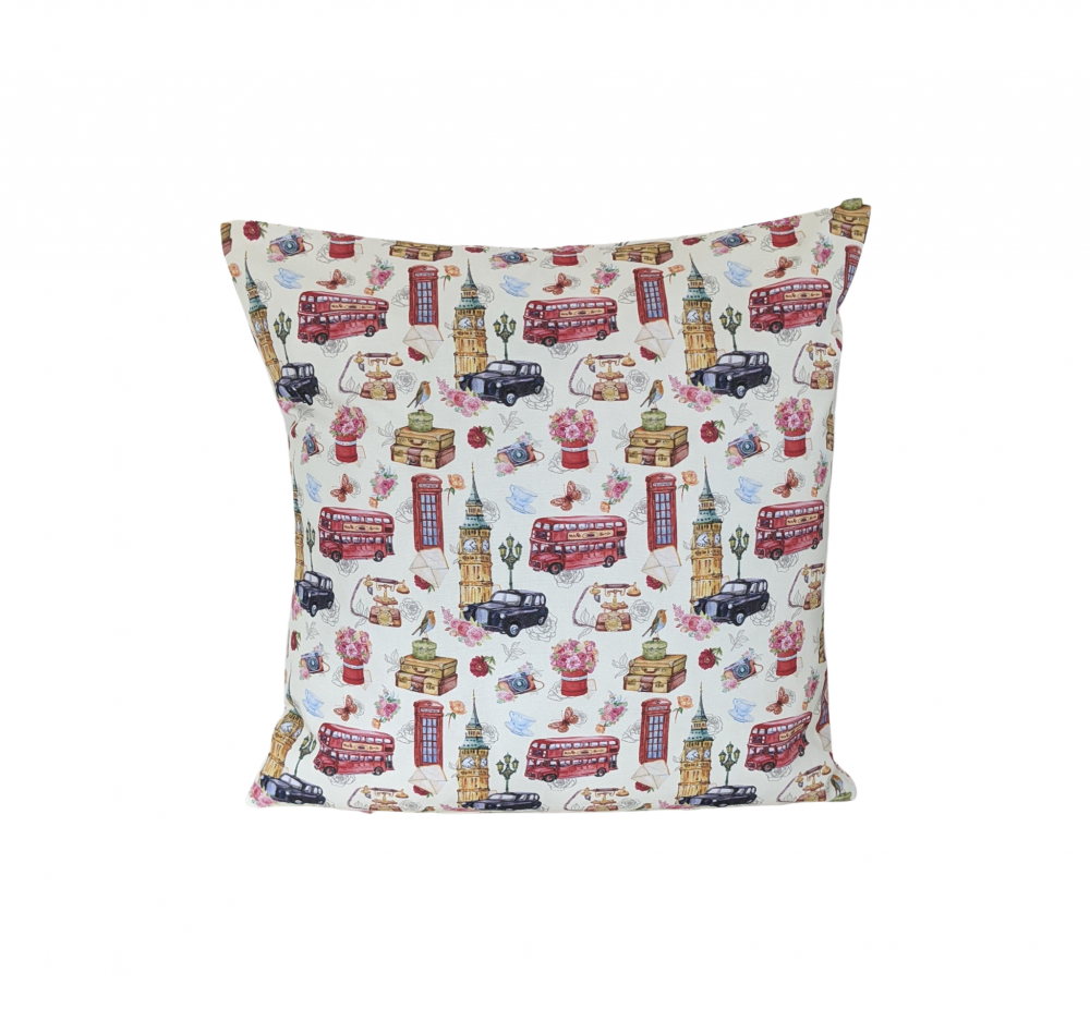 London Yellow Cushion Cover 14'' 16'' 18'' 20'' 22'' 24'' 26''